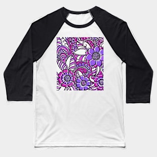 flowers Baseball T-Shirt